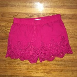 Youth Fuchsia Dress Shorts - worm ONCE